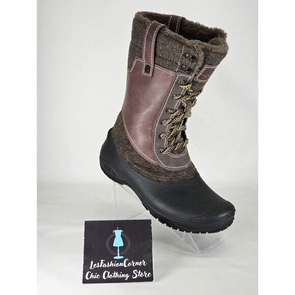 The North Face Women's Brown Waterproof Shellista III Mid  Boots Size 9 272 - Picture 14 of 16